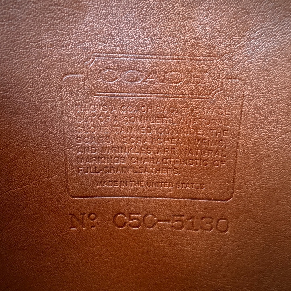 Coach Vintage Willis Station Leather Crossbody with Matching Checkbook Cover Tan - Picture 14 of 17